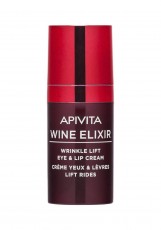 Крем лифтинг-эффект для глаз и губ APIVITA WINE ELIXIR Wrinkle Lift Eye & Lip Cream 