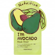 Тканевая маска для лица с авокадо TonyMoly I'm Avocado Mask Sheet (3шт) 