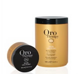 Восстанавливающая маска с кератином, аргановым маслом и микрочастицами золота Oro Therapy 24k Oro Puro Fanola
