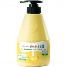 Гель для душа банановый Kwailnara Banana Milk Body Cleanser WELCOS 