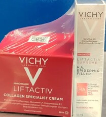 Vichy Liftactiv Collagen Specialist Набор крем д/лица с усилен формулой 50мл+Сыворотка-филлер 30мл