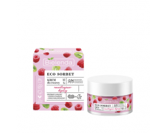 Крем увлажняющий и успокаивающий для лица Raspberry ECO SORBET Bielenda 