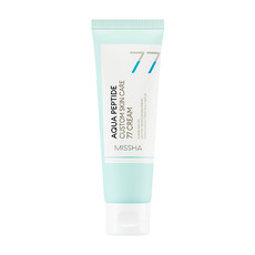 Крем для лица с пептидами для чувствительной кожи MISSHA Aqua Peptide Custom Skin Care 77 Cream