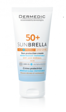 Солнцезащитный крем SPF50+ сухая и нормальная кожа, 50г Dermedic SUNBRELLA 