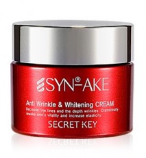 Крем для лица омолаживающий SECRETKEY SYN-AKE ANTI WRINKLE & WHITENING CREAM
