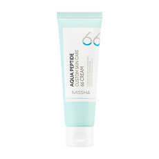 Крем для лица с пептидами для ухода за очень сухой кожей MISSHA Aqua Peptide Custom Skin Care 66 Cream