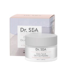Dr.Sea Матирующий безжировой крем для лица с Дуналиеллой и минералами Мертвого моря, 50 мл