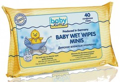 Влажные платочки-салфетки Комфорт mini Babyline