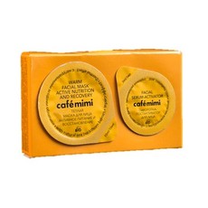 Теплая маска для лица "Активное питание и восстановление" с натуральными ягодами облепихи TM cafémimi