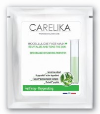 Биоцелллозная очищающая маска с эффектом насыщения кислородом Revitalize and Tone the Skin CARELIKA Purifying-Oxygenating