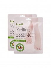 Маска-носочки для ухода за кожей ног Koelf Rose Petal Satin Foot Mask (3 пары) 