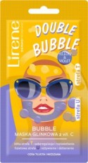 Маска двухступенчатая глиняная пузырьковая с витамином С 2*5 г Lirene (3шт) 