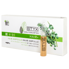 Ампулы для волос с БИО-КОФЕИН Krautergarten Hair-Ampulle Bio-Coffein STYX Naturcosmetic 
