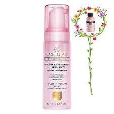 Пенка для лица очищающая Brightening Cleansing Foam clean+toned Collistar