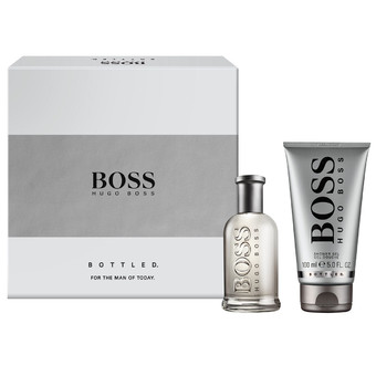 Набор парфюмерно-косметический BOSS HUGO BOSS BOTTLED (Туалетная вода 50мл + гель для душа 100мл)