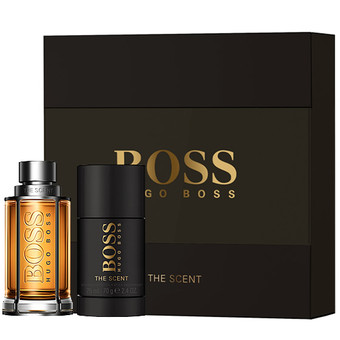 Парфюмерно-косметический набор BOSS HUGO BOSS THE SCENT (Туалетная вода 50мл + дезодорант стик 75мл)