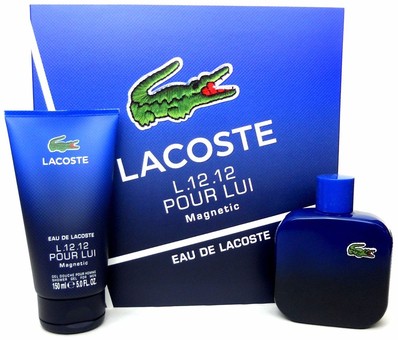 Набор парфюмерно-косметический EAU DE LACOSTE L.12.12 POUR LUI MAGNETIC POUR HOMME (Туалетная вода 100мл+гель для душа 150мл)