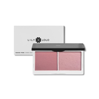 тон Розовый (матовый мягкий розовый и мерцающий очень светлый розовый) Naked Pink Cheek Duo