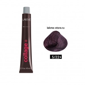 5/22+ Светлый шатен интенсивный фиолетовый яркий