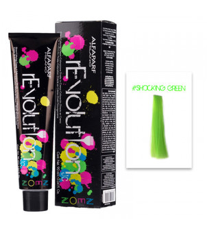 тон Неоновый шокирующий зеленый