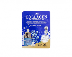 Тканевая маска для лица COLLAGEN с коллагеном с эффектом лифтинга EKEL 