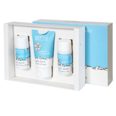 НАБОР Travel Set (Био-молочко 30 мл, Био-лосьон 30 мл, Био-крем УХОД 24 часа 30 мл) Alpin Derm Travel Set STYX Naturcosmetic 