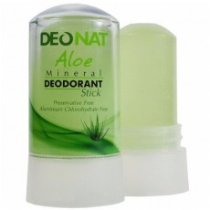 Дезодорант-Кристалл с соком АЛОЕ , стик зеленый , 60 гр. Deonat 