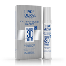 Дневной крем для лица SPF 15 3D Гиалуроновый филлер LIBREDERM
