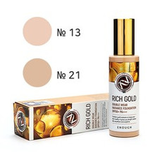 Крем тональный Rich Gold Double Wear Radiance Foundation SPF50+ PA+++ ENOUGH 