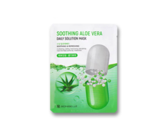 Маска тканевая успокаивающая и увлажняющая Bonibelle Aloe Vera Daily Solution с экстрактом алоэ вера BONIBELLE 