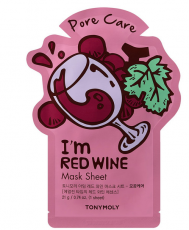 Тканевая маска с экстрактом красного вина Tony Moly I'm Real Red Wine Mask Sheet (3шт) 