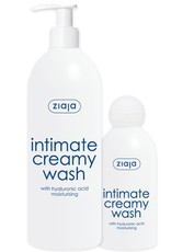 Крем-мыло для интимной гигиены с Гиалуроновой кислотой Intimate, 500мл + Крем-мыло для интимной гигиены с Гиалуроновой кислотой Intimate, 200мл *(в подарок) Ziaja