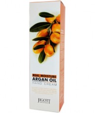 Крем для рук с аргановым маслом Jigott Real Moisture 