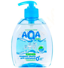 Жидкое мыло для малыша (с дозатором) AQA baby