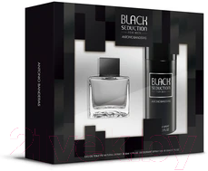 Набор ANTONIO BANDERAS BLACK SEDUCTION (Туалетная вода для мужчин 50 мл + Дезодорант спрей для мужчин 150 мл)