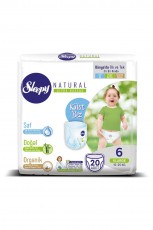 Подгузники-трусики Sleepy Natural Jumbo 6 Extra Large (15-25 кг) 20 шт