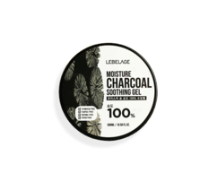 Универсальный увлажняющий и успокаивающий гель MOISTURE CHARCOAL 100% SOOTHING GEL с древесным углем LEBELAGE 