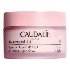 Укрепляющий ночной крем для лица и шеи Resveratrol–Lift Crème Tisane de Nuit Caudalie 