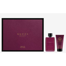 Набор парфюмерно-косметический GUCCI GUILTY ABSOLUTE POUR FEMME (Парфюмерная вода 50мл + Лосьон для тела парфюмированный 50мл)   