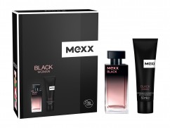 Набор парфюмерно-косметический MEXX BLACK WOMAN (Туалетная вода для женщин 30 мл + Гель для душа для женщин 50 мл) 