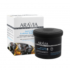 Контрастный антицеллюлитный гель для тела с термо и крио эффектом Anti-Cellulite Ice&Hot Body Gel, 550 мл ARAVIA Organic 
