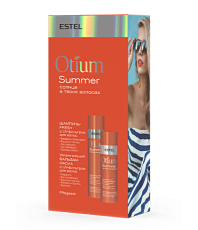 Набор Шампунь-fresh c UV-фильтром для волос + Шампунь-fresh c UV-фильтром для волос Otium Summer Estel 