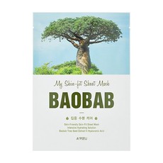 Тканевая маска для лица с экстрактом баобаба A'PIEU My Skin-Fit Sheet Mask (Baobab) (3шт)