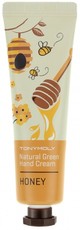 Питательный крем для рук Мед Natural Green Hand Cream Tony Moly