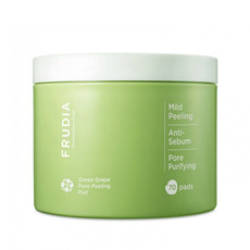 Пилинг-диски для лица с зеленым виноградом Green Grape Pore Clear Peeling Pad FRUDIA 