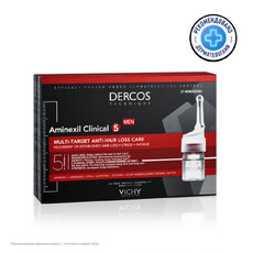 Средство против выпадения волос комплексного действия для мужчин DERCOS AMINEXIL INTENSIVE 5 VICHY