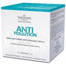 Крем для лица активно насыщающий кислородом SPF15 ANTI POLLUTION Farmona Professional