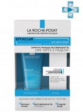 Набор Effaclar (DUO+ Крем-гель д/лица коррект. д/пробл кожи 15 мл + Effaclar Гель очищающий д/лица 50 мл в ПОДАРОК) La Roche-Posay 
