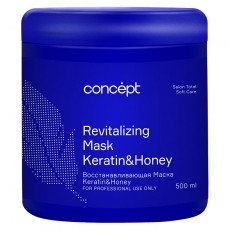 Восстанавливающая маска Ke ratin&HoneyConcept Salon Total Soft Care