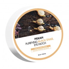 Гидрогелевая маска(патчи) омолаживающие для глаз с муцином черной улитки (60 шт./уп.) Pekah 